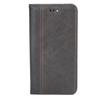 Magnetic Mobile Phone PU Leather Flip Cover Case for IPhone 12 12Pro with Grid Pattern