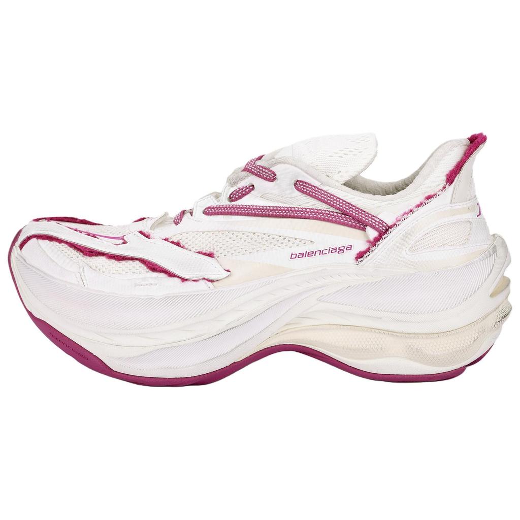Balenciaga Jet Low Top Chunky Sneakers Women's Eggshell & Strawberry Pink 872640WMRTN9150