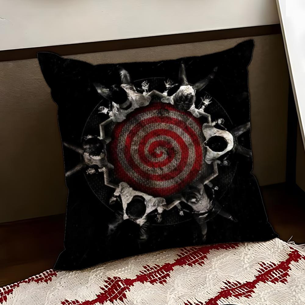 Horror Movie SSaw X Cushion Cover Reversible Soft Durable Pillow Cover Home Car MultiScene Use for Daily Comfort
