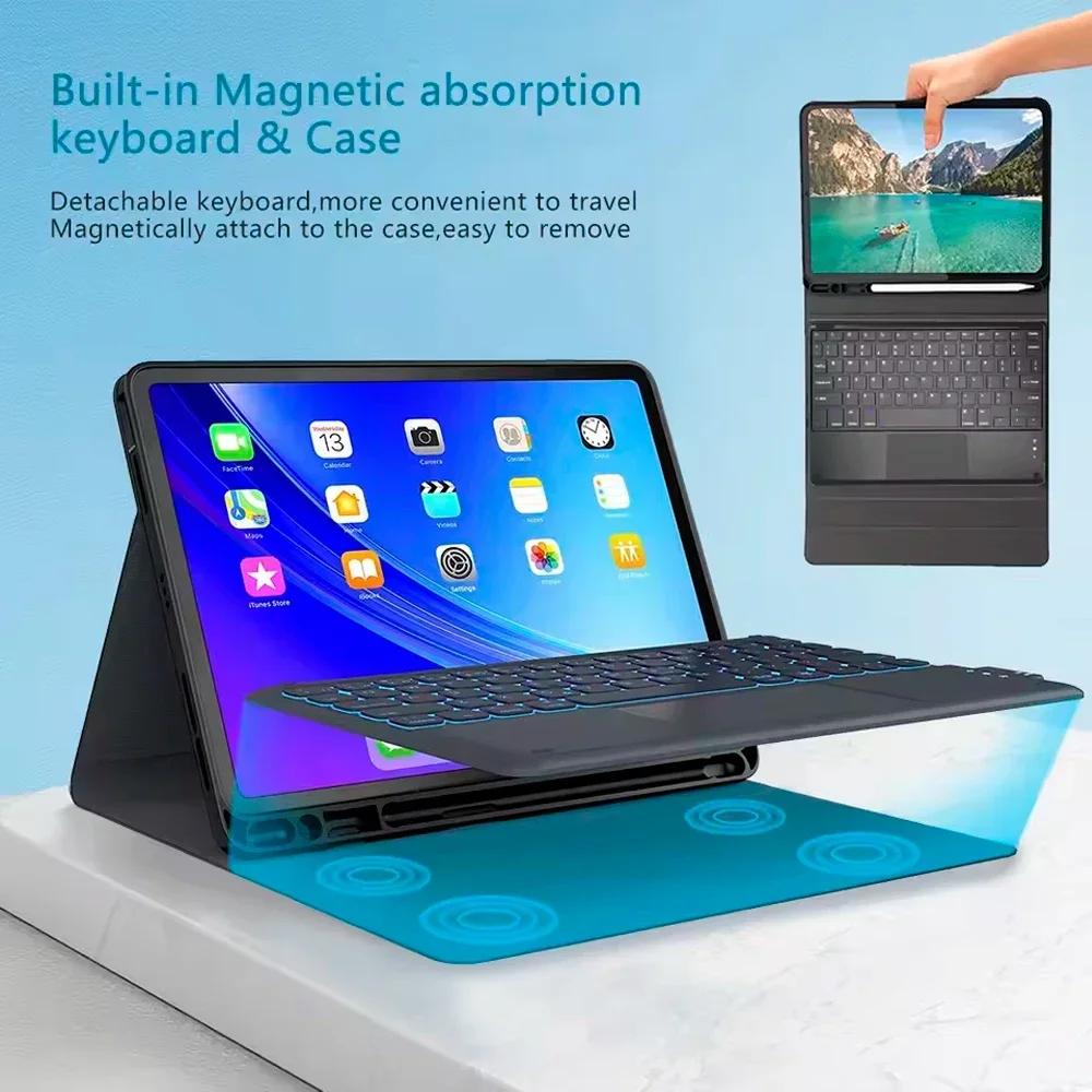 Covers with Bluetooth Keyboard Case for iPad Pro 11 Inch iPad 9th 10th Generation 10.9 Air 5 4 10.2 Mini 6 Mini 7 Funda