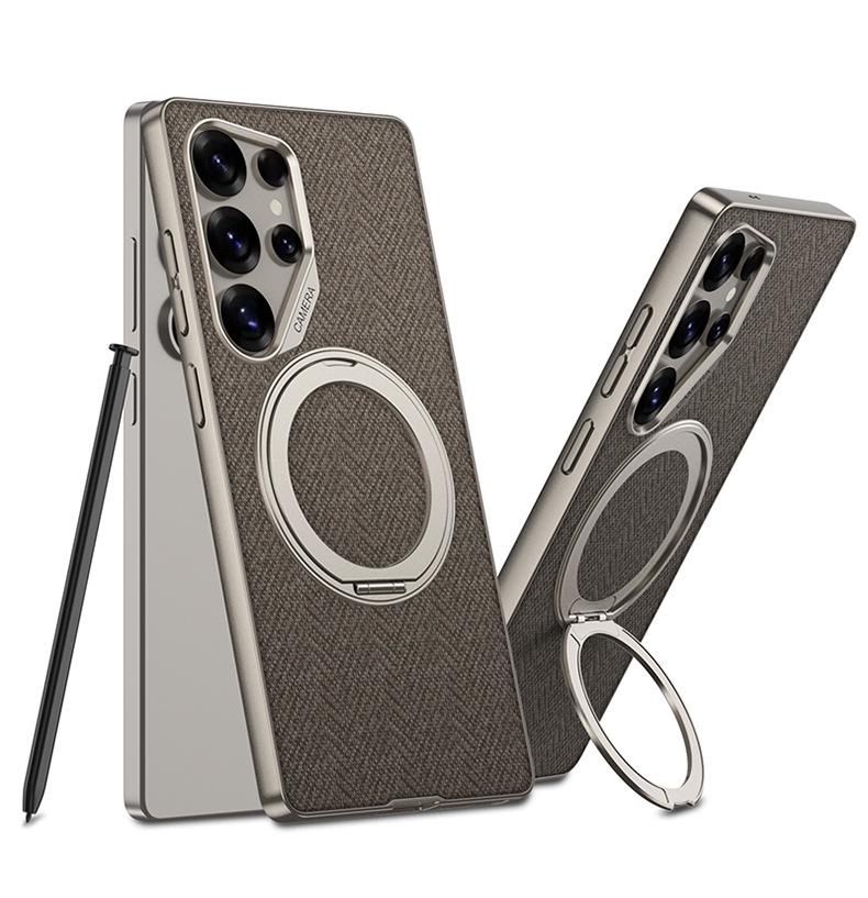 Magnetic Magsafe Anti-Fall Leather Case for Samsung S25 Ultra