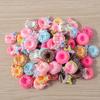 Tusember 15pcs Cute Cartoon Simulation Food Donuts Charms for Drop Earrings Necklace Bracelet DIY Keychain Jewelry Making Craft