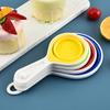 Collapsible Silicone Measuring Cup & Spoon Set, 4-Piece - Colorful with Scale Markings for Kitchen Baking