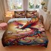 3pcs Mythical-Bird Duvet Cover Set - Includes 1 Duvet Cover and 2 Pillowcases, No Quilt Core, All-Season Home Decor yy251111083
