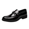 Loafers men's shoes summer men's leather shoes fashion Korean version casual one-pedal dress large size single shoes