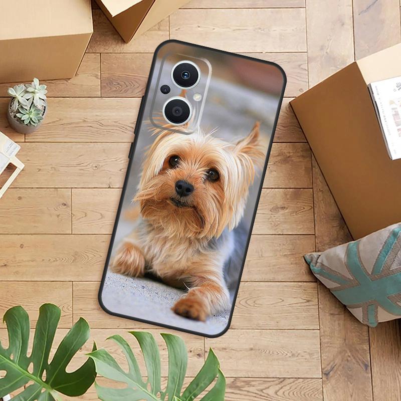Yorkshire Terriër Hond Puppy Telefoonhoesje Voor OPPO Reno 14 12 11 13 F 10 Pro 8T 8 Lite OPPO Find X9 X8 X6 X5 Pro Achterkant