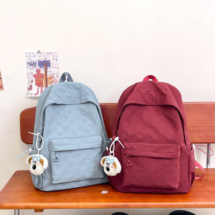 Schoolbag1011 new high-value backpack female college students commuting leisure travel backpack ins niche lightweight schoolbag