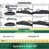 Baojun 560 Car Wiper: Frameless, Silent, Multi-functional Rubber Blade