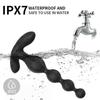 Silicone Anal Plug Wireless Remote Control Vibrator Butt Beads Anus Masturbator Male Prostate Massage Sex Toys For Woman And Man