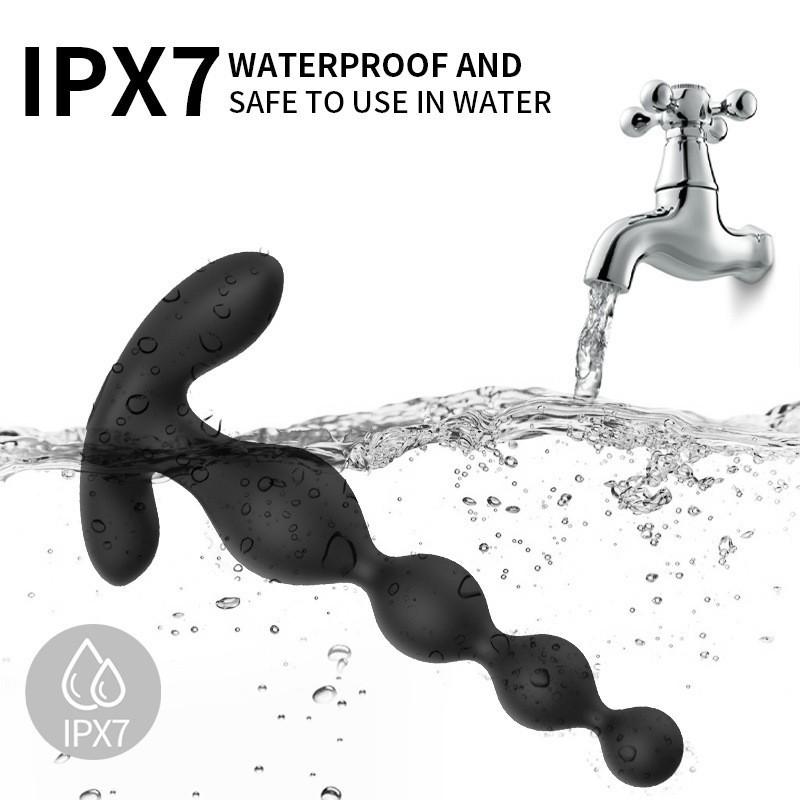 Silicone Anal Plug Wireless Remote Control Vibrator Butt Beads Anus Masturbator Male Prostate Massage Sex Toys For Woman And Man