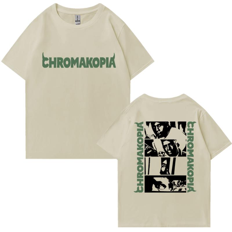 

Графическая футболка Tyler the Creator Tour 2025 Новинка Мужская Женская винтажная Хип-хоп уличная одежда Унисекс Белая 100% Хлопок одежда L