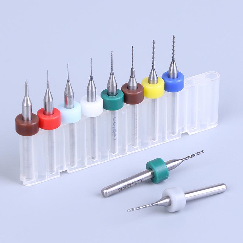 10ks 0,1/0,3/1,1 mm Pcb Mini Vrták Karbid Wolframové Oceli Pro Tištěné Obvody