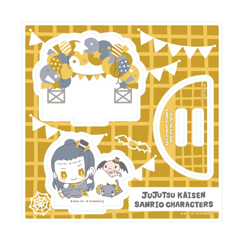 Jujutsu Kaisen Shibuya Incident x Sanrio Characters 07 Geto Suguru x Ruro Romanic [Collaboration Illustration] Acrylic Stand Plate