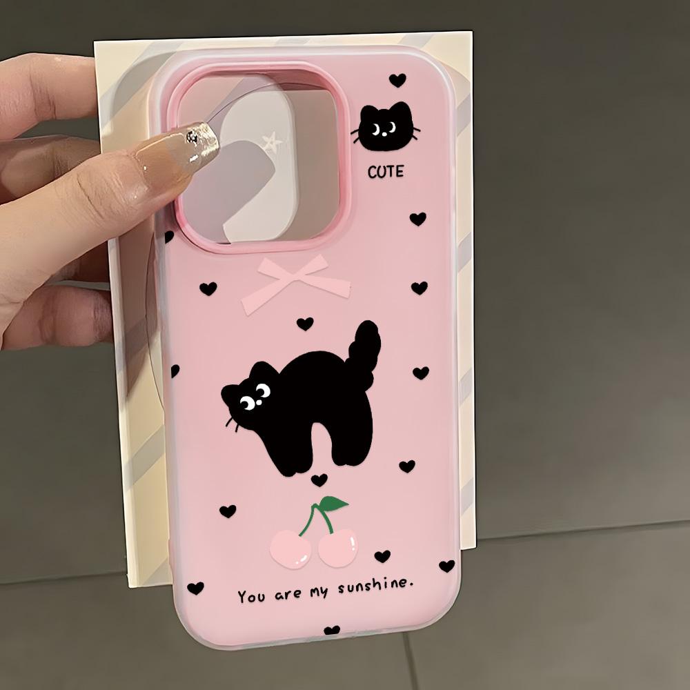 Bemalte Handyhülle für iPhone 15 11 13 14 für 15 16 Pro Max 12 13 16 Pro Niedlich Fasion Lustig Lanyard Handyhülle Neueste Top-Selling-Empfehlungen