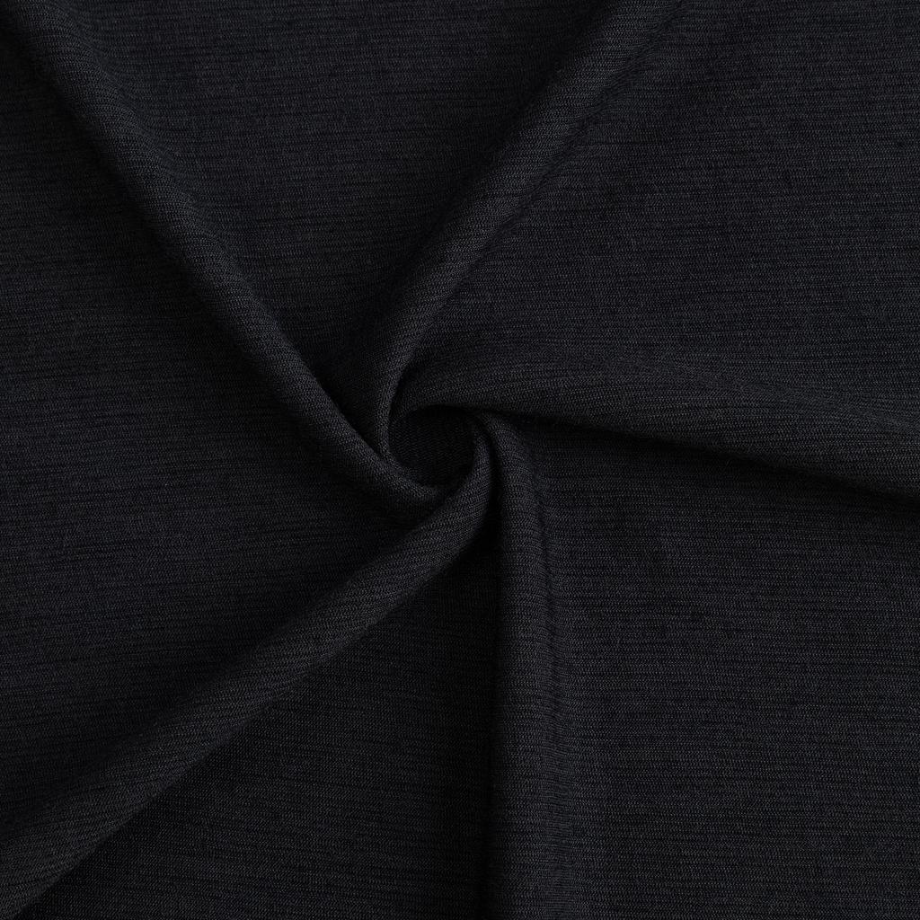 Anta Champion Mens Short Sleeve Knitted T-Shirt Summer Sports Tee Men Tops Basic-Black 152620107-4