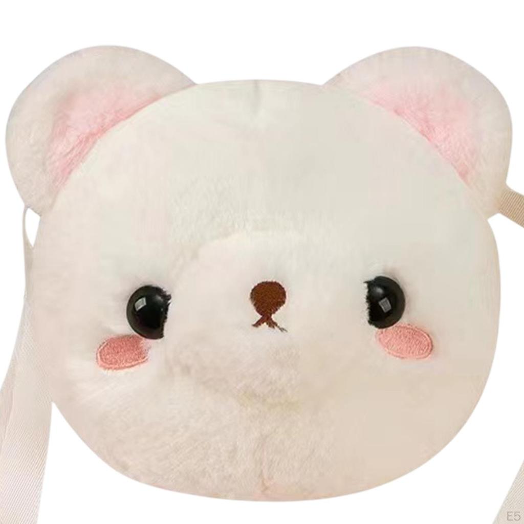 Cute Animal Shaped Crossbody Bag Adjustable Shoulder for Holiday Gift Street