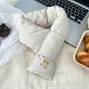 Windproof Down Cotton Scarf Solid Color Thermal Warm Scarf Simple Winter Cross Scarf  Autumn/Winter