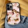 Dachshund Doxie Flower Dog Puppy Soft Phone Case for iPhone 17 Air 16e Pro max 15 Pro 13 14 Plus 11 12 MagSafe Magnetic Coque