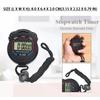 Handheld Multi-Function Digital Sports Timer LCD Stop Watch Tools Digital Stopwatch Timer Waterproof With String
