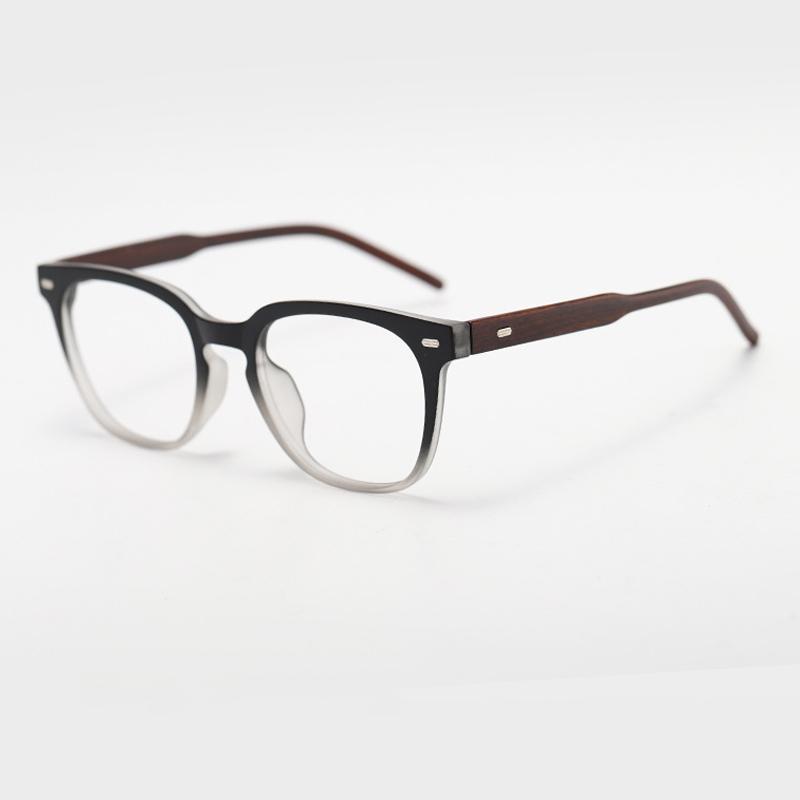 Brand Design Japanese-Style Square Rivets Frame Myopia Glasses Prescription Photochromic Anti Blue Ray Women Nearsight Eyewear