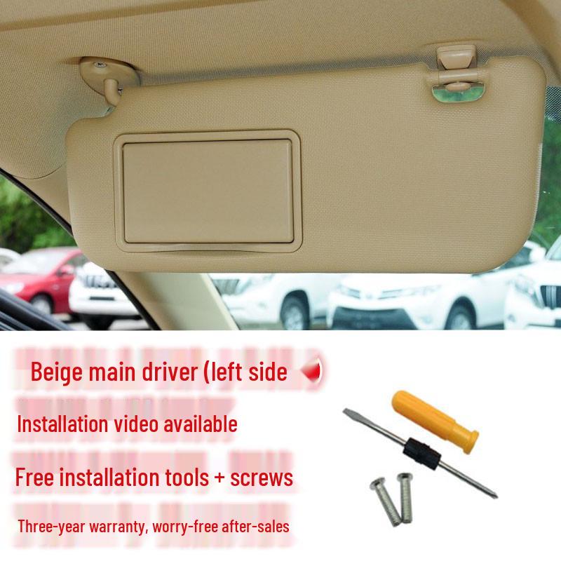 

Corolla Sun Visor with Vanity Mirror for 2014-2018 Models - Windshield Sunshade
