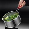 Stainless Steel Fried Mesh Kitchen Fry Basket Cooking Basket Fry Pan Oil Pan Strainer Noodle Spoon Colander French Fries