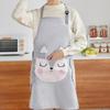 Resistant Oil Waterproof Polyester Oxford Stripeds Apron Wipe Kitchens Hand