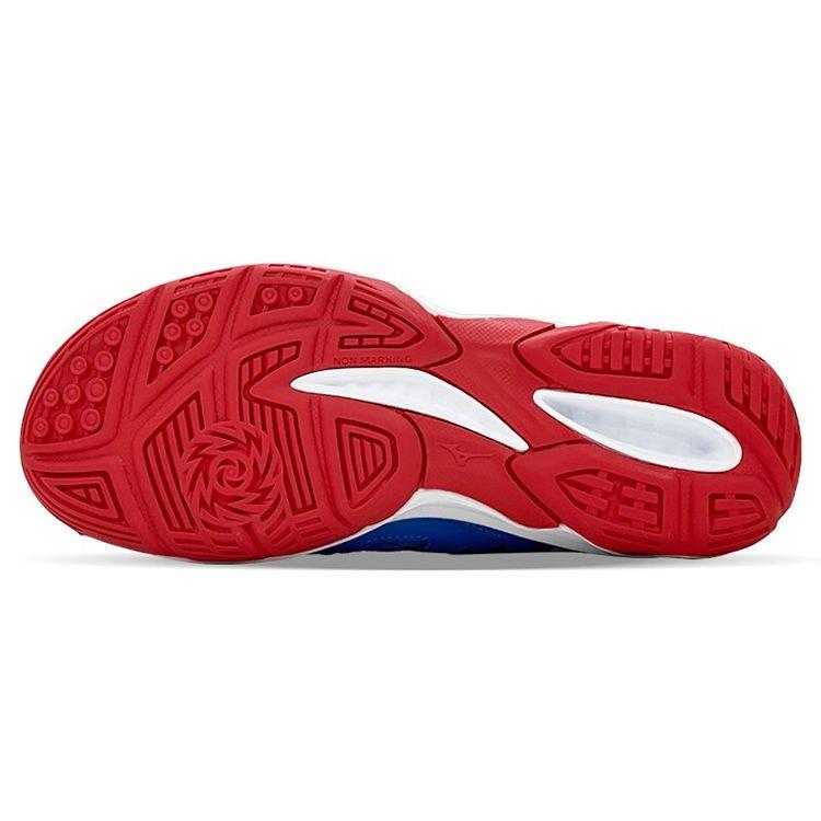 Mizuno Dynablitz Badminton Shoes Low Top Unisex Shoes Blue Red V1GA212224
