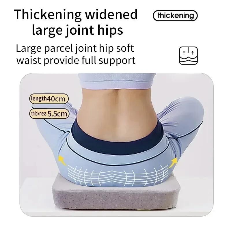 Ergonomic Memory Cotton Office Cushion Hemorrhoid Cushion Chair Cushion A Sitting Artifact Butt Pad, for Long Hours of Sitting