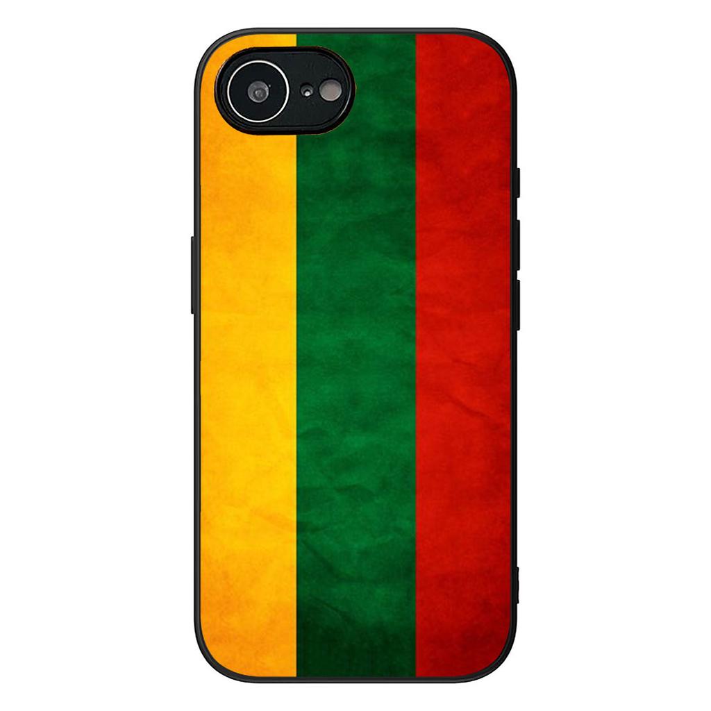 Litauen Flagge Schutzhülle für Apple iPhone 16 17 Air 14 15 Pro Max Plus 16+ 16E 14+ ProMax Handyhülle