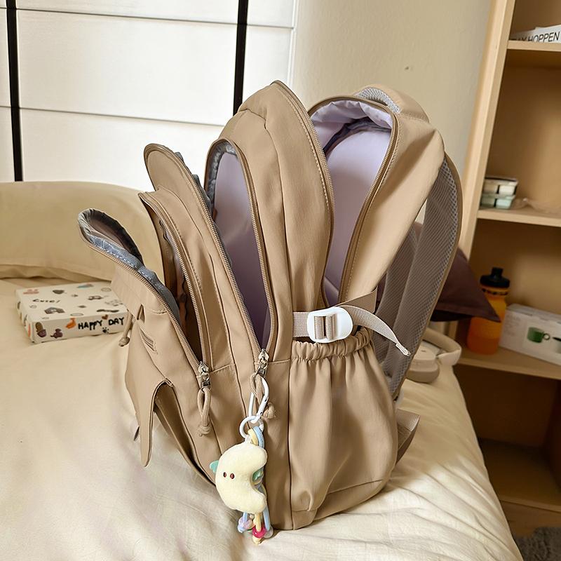 Mädchen Rucksack Einfarbig Damen Reise Rucksack mit großer Kapazität Studenten Schultasche