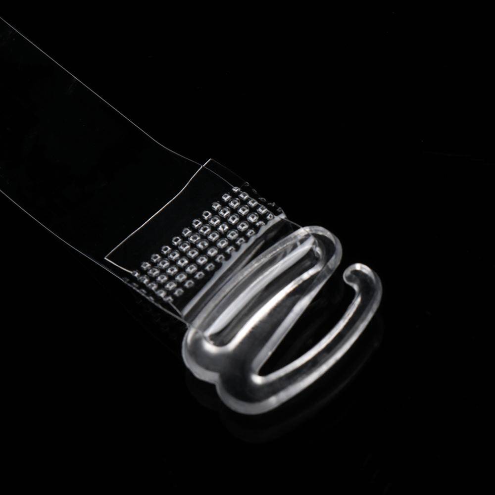 Woman Transparent Detachable Invisible Steel Hook Bra Straps 1.5CM