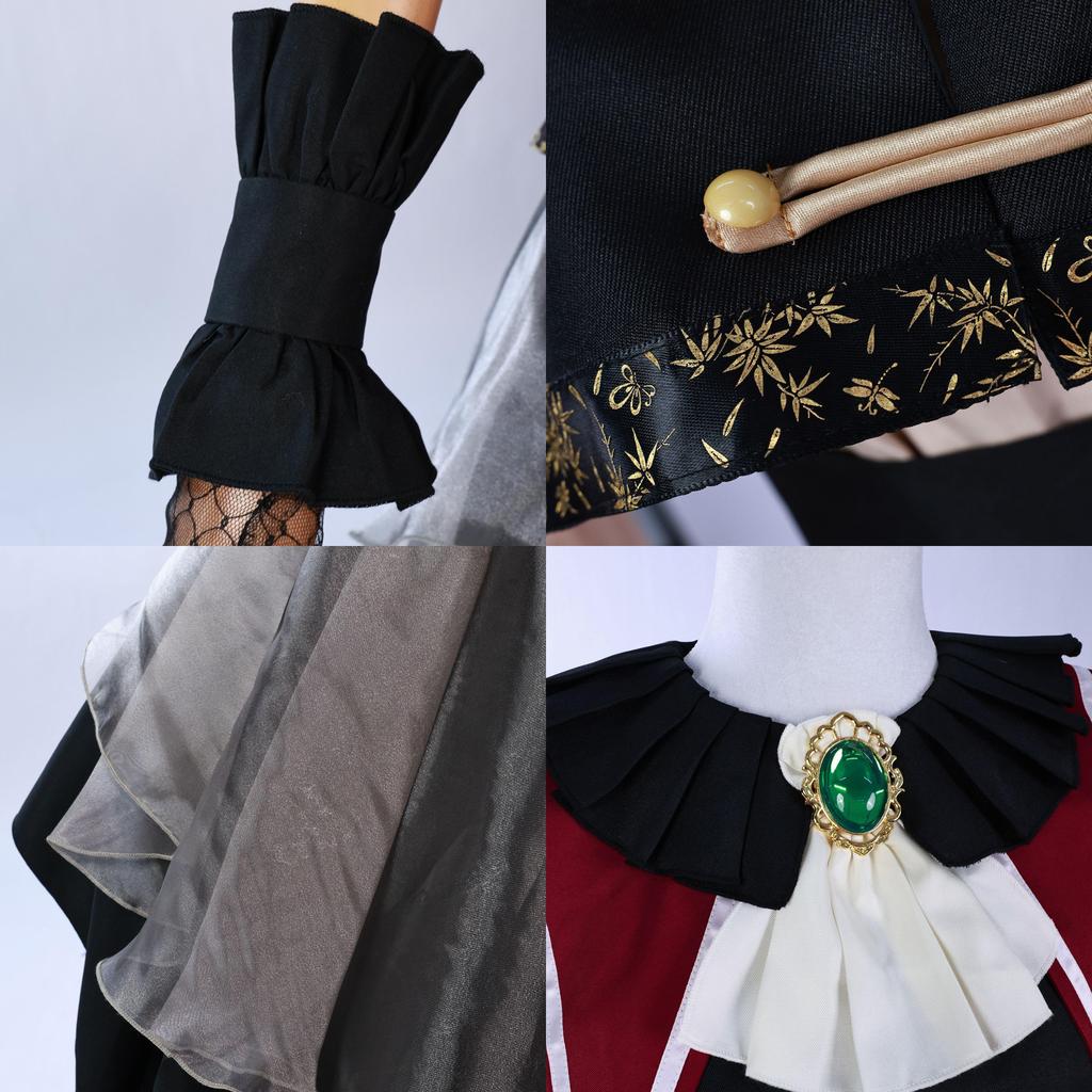 Sweet And Charming Ave Mujica Cosplay Costume With Vibrant Accessories For All Sizes