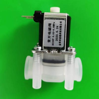 1/4" Thread Plastic Electric Solenoid for Valve Water Inlet Flow Switch Normally Open N/O Pressure Water for Valve for T