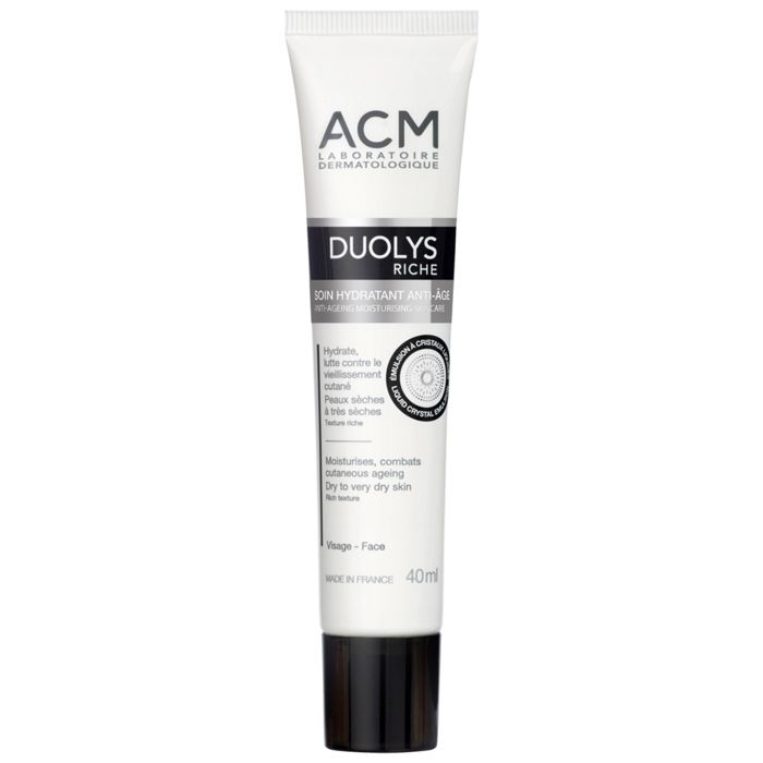 Crème Hydratante Anti-Âge - ACM - Duolys - 40ml - Peaux sèches - Texture fluide