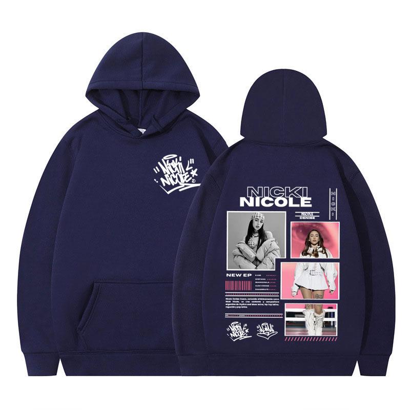 Singer Nicki Nicole Album Tour 2025 Autumn Winter Men's Women's Fashion Aesthetic Sweatshirts Casual Cotton Hoodies Streetwear