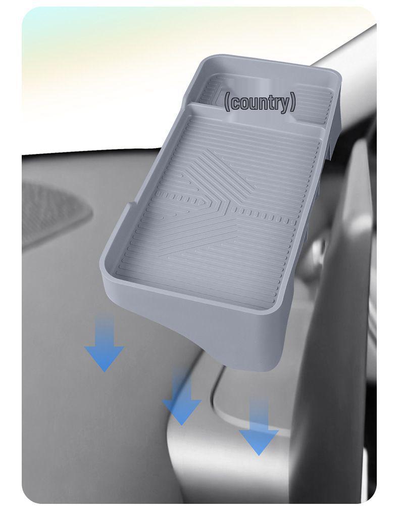 Car Storage Box & Rear Seat Organizer - Shockproof Silicone Accessory for Leapmotor A10 Screen (Fits 26 Models)