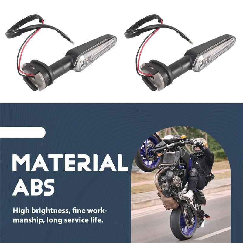 For Yamaha MT07 Tracer 700 900 XJ6 FZ6 MT09 900 MT10 LED Turn Signal Indicator Light For YZF R15 R1 R3 R6 R7 R9 R25 FZ1-A99D