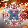2D Metal Wind Spinner with Colorful Butterfly Design for Garden Patio Balcony Outdoor Decor No Electricity Needed Weather Resistant Autumn Gift