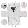 Suit Storage Bag Travel Women PU Folding Travel Bag Large Capacity Hand Luggage