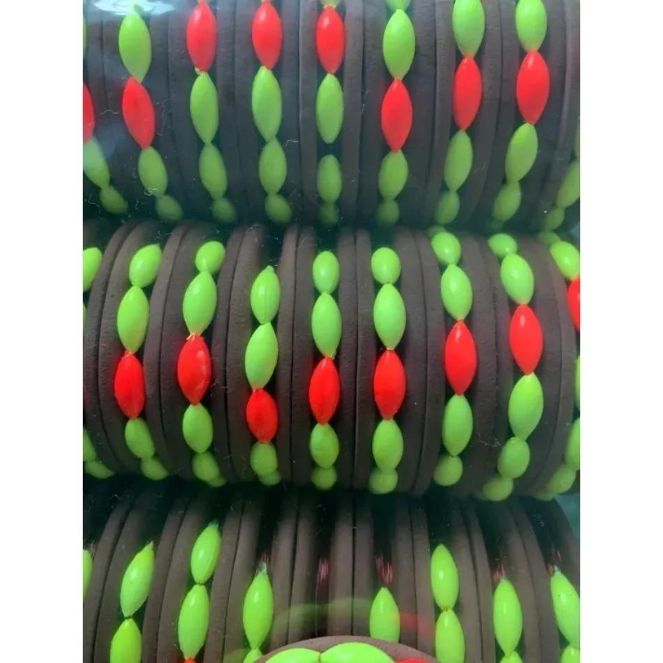 1 szt. Akcesoria Mały Stoper Owalne Koraliki Żyłka Kulka Spławik Wędkarski Pływaki Zestaw Pływaków Siedmiogwiazdkowych