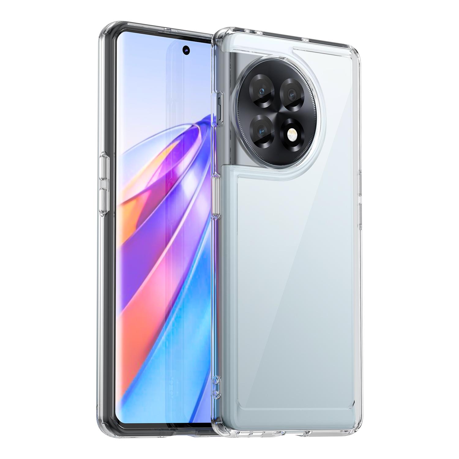 

Clear Phone Shell for OnePlus Ace 2 5G/11R 5G Drop-proof TPU+Acrylic Phone Case Protective Cover Transparent