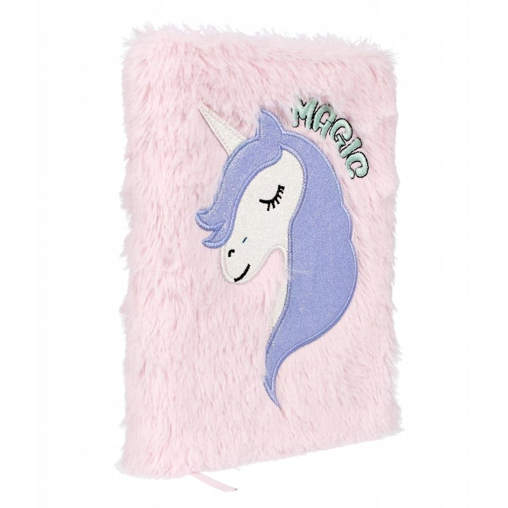 NOTES PLUSZOWY A5 PASTEL UNICORN 0763
