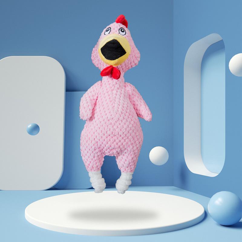 

Писклявая игрушка для домашних собак, мягкие плюшевые жевательные игрушки в форме животных, устойчивые к укусам, обучающие игрушки для жевания собак