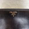 Used Luxury PRADA Long Wallet, Black, Leather, Accessories Included