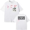 CBH LYRIC TEE Nine Inch Nails Band Gothic High Quality Teeshirt Hip Hop Style Sleeve Womenmen CottonTshirt Round Neck Tees