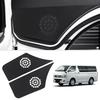 GIMUYA Tür-Kratzschutz für Toyota Hiace und Regius Ace und 5. Spezifische Türverkleidung Kratz- und Fleckenschutz Innenraum Custom Car PU Fahrer Beifahrer Set von 2