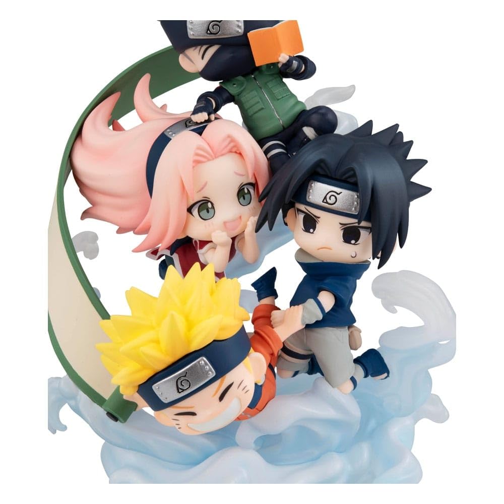 FigUnity NARUTO Shippuden Team 7 Approximately 130mm PVC Figure Assembled! Pre-painted
