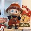 Suspenders Suit For 17cm Labubu Doll Clothes All-match Colour Outfit Doll Accessories Fashion Design Lovely Little Bear Star