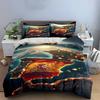 Spain Map Nightlight Design Bedding Duvet Cover Set Duvet Cover Pillowcases Home Decor (1 * Duvet Cover 2 * Pillowcases, without duvet insert)